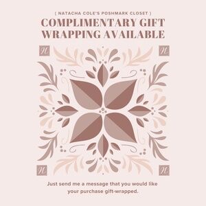 Complimentary Gift Wrapping Available